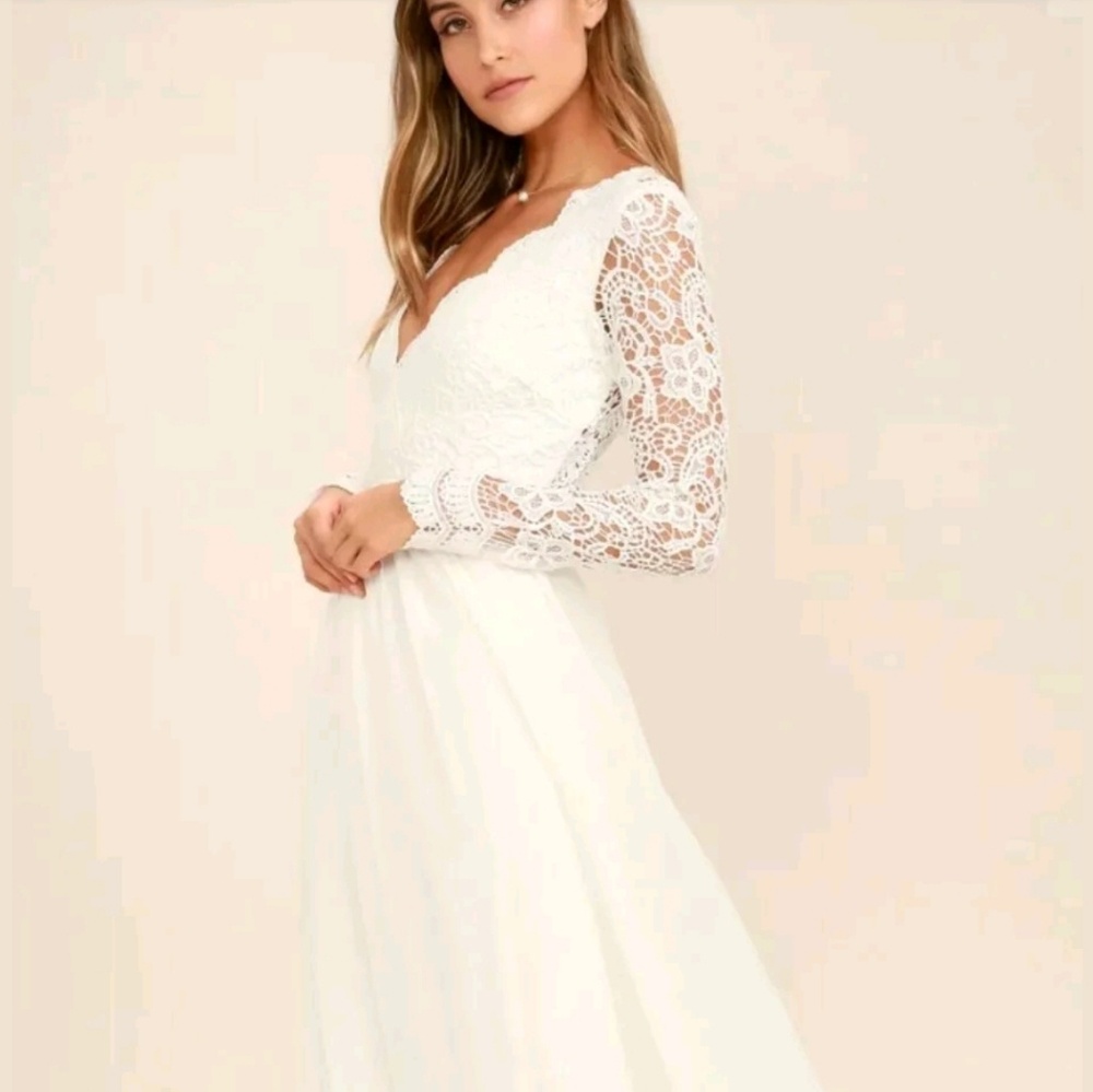 Lulus boho wedding dress